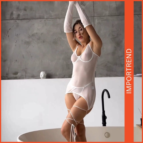 Women's Plus Size Wear Steel Ring Nightwear