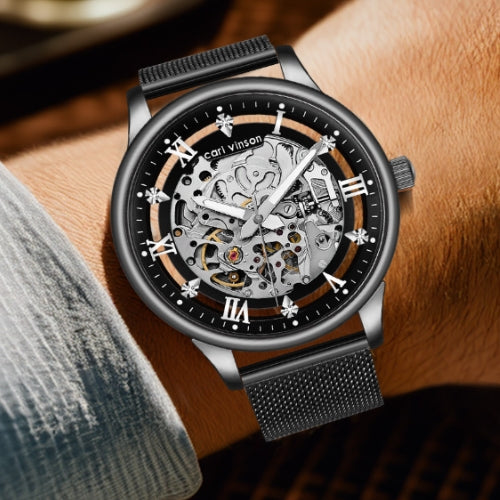 Men's Automatic Mechanical Watch – Luminous Dial