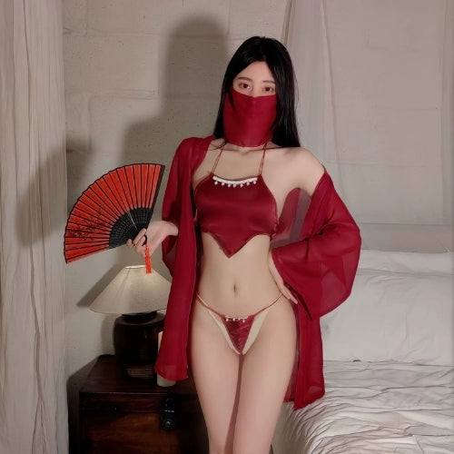 Sexy Sheer Nightwear Lingerie Set