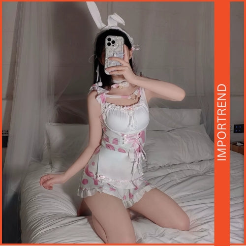 Sexy French Maid Lingerie Flirty Outfit