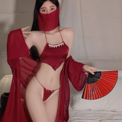 Sexy Sheer Nightwear Lingerie Set