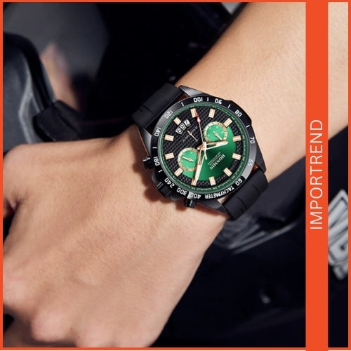 Multifunction Waterproof Quartz Watch for Men's