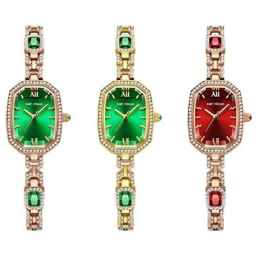 Diamond-Studded British Bracelet Watch for Women