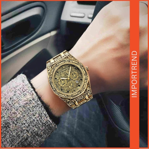 Men's Three-Eye Quartz Watch