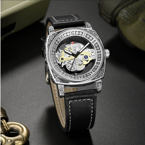 Men's Fashion Double-Sided Transparent Quartz Watch