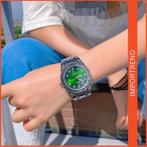Men's Diamond Dial Watch