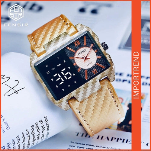 Men's Square Waterproof Watch