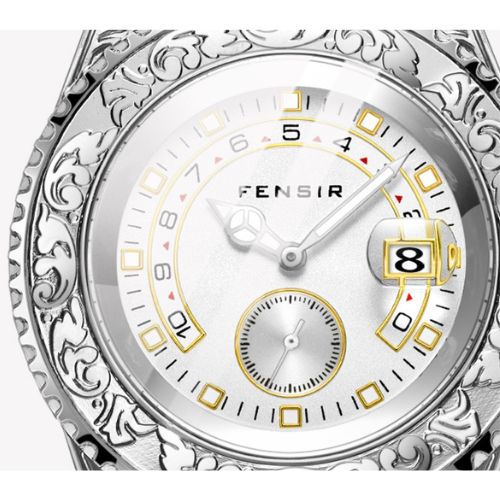 Men's Stylish Analog Moon Carved Watch