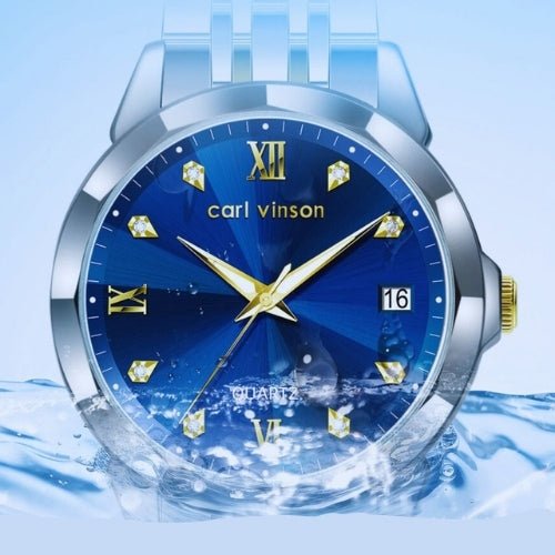 Women's Simple Watch with Diamond Accents