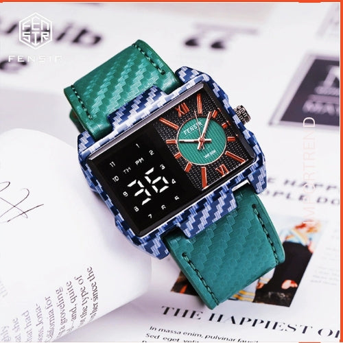 Men's Square Waterproof Watch