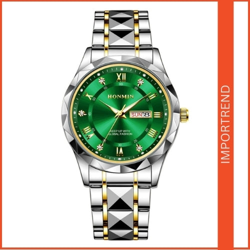 Men's Stylish Stainless Steel Quartz Watch