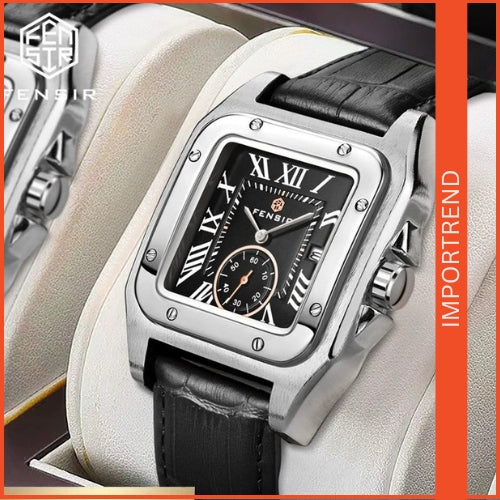 Men's Square Calendar Watch