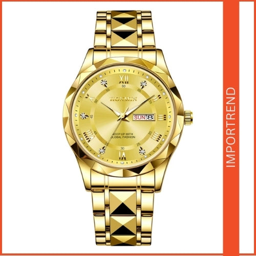 Men's Stylish Stainless Steel Quartz Watch