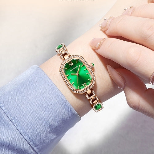 Diamond-Studded British Bracelet Watch for Women