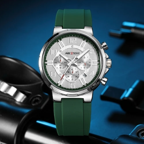 Men's Sports Watch – Large Dial & Silicone Strap