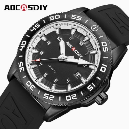 Men's Student Watch with Silicone Strap