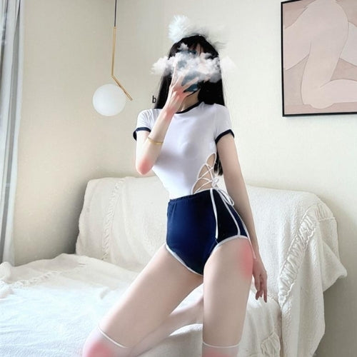Tied Sailor Student Lingerie Nightwear