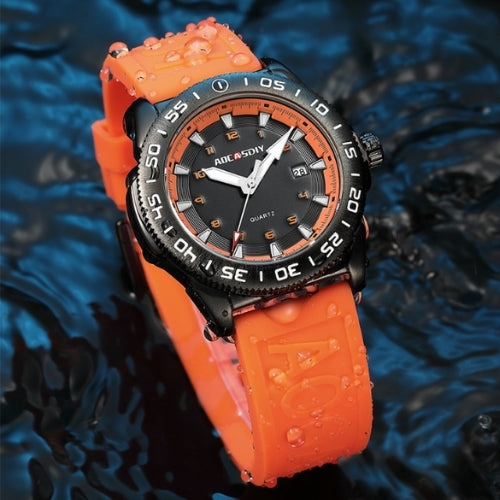 Men's Student Watch with Silicone Strap