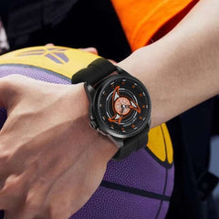 Quartz Watch with Skin-Friendly Silicone Strap