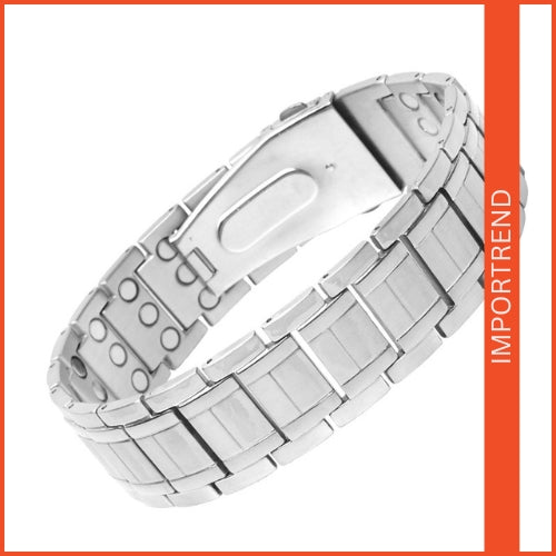 Stainless Steel Bracelet with Magnets & Sizing Tool
