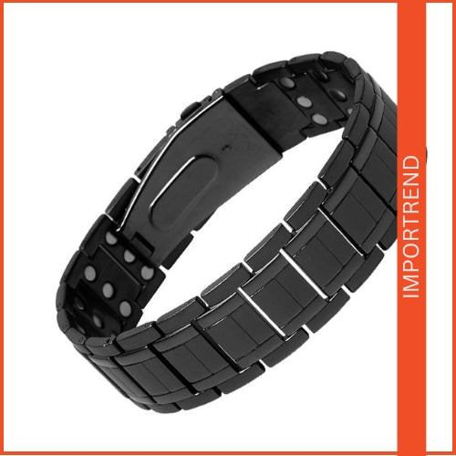 Stainless Steel Bracelet with Magnets & Sizing Tool