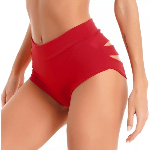 Women's High Waist Cut-Out Hot Pants