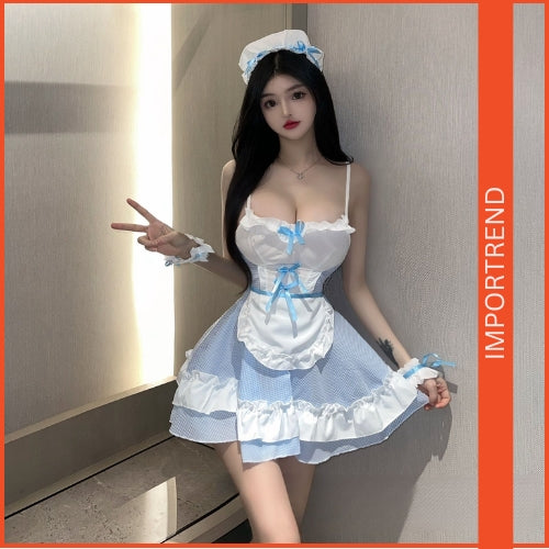 Blue Maid Outfit Princess Nightwear