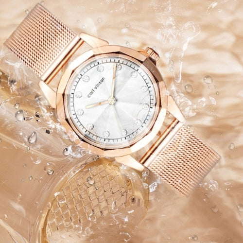 Ladies Diamond Simple Fashion Alloy Watch