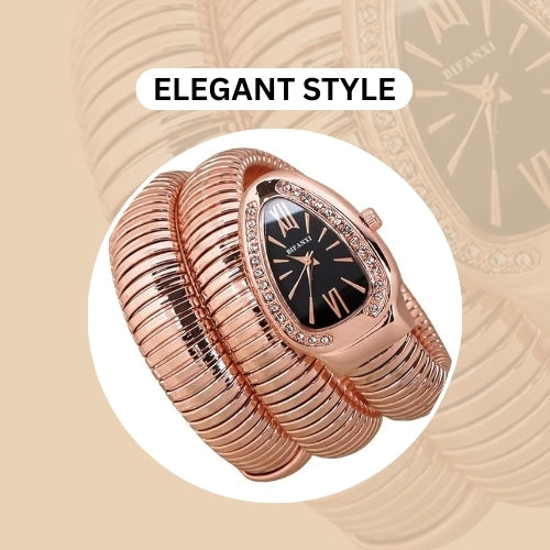 Women's Snake Bracelet Watch