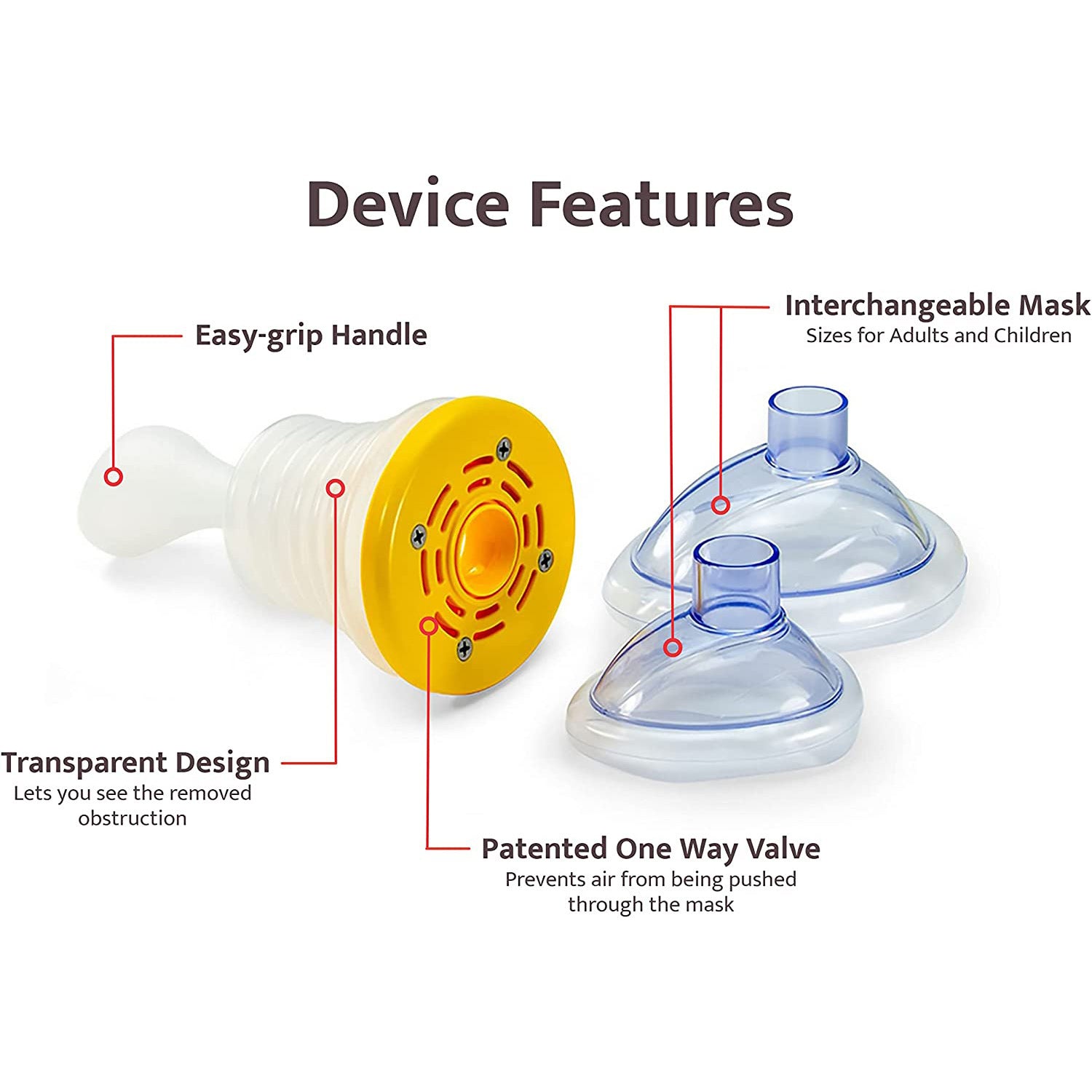 Anti-Choking Airway Device – Portable Suction Tool for Kids & Adults | Easy-to-Use Travel & Home Safety
