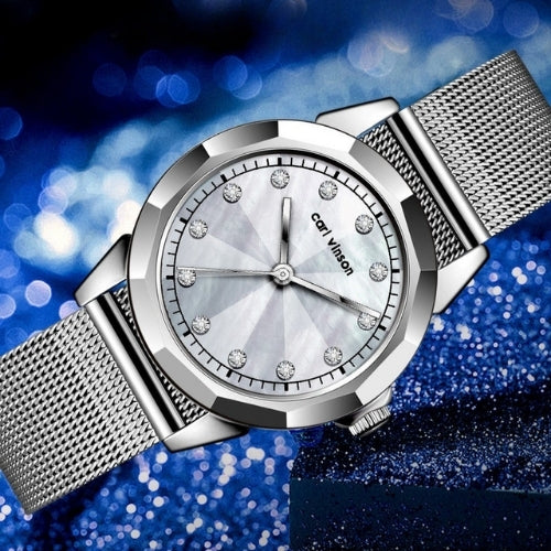 Ladies Diamond Simple Fashion Alloy Watch
