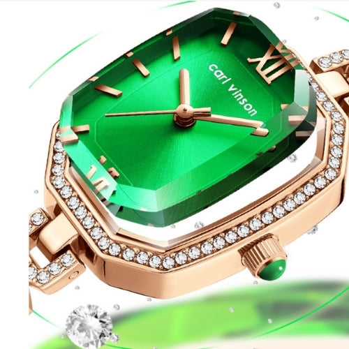 Diamond-Studded British Bracelet Watch for Women