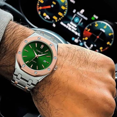 Men's Fully Automatic Round Dial Watch