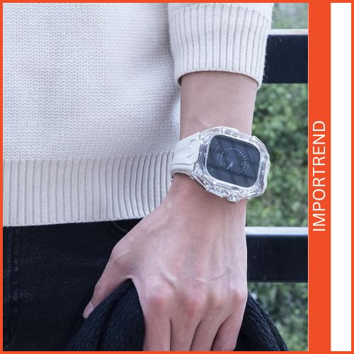 Rugged Band Shockproof PC Frame Bumper Case Compatible with Apple Watch
