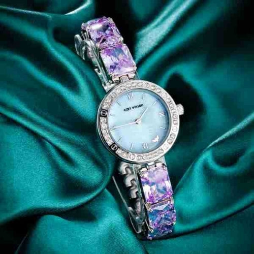 Women's Quartz Watch – Diamond Accents
