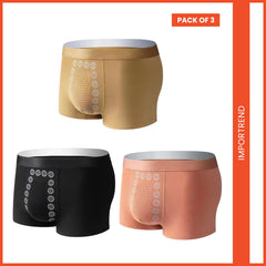 MagneticTherapy Boxer Briefs for Men | (Pack of 3)
