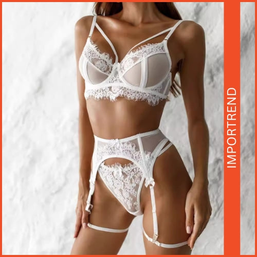 Women's Lace Steel Ring Sling Lingerie