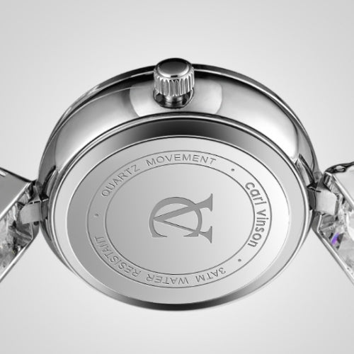 Women's Quartz Watch – Diamond Accents