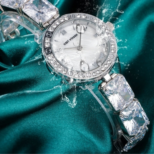 Women's Quartz Watch – Diamond Accents
