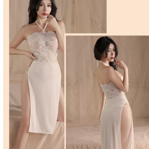Sexy Lace Halter Neck Nightwear