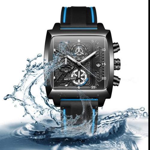 Men's Large Square Quartz Watch