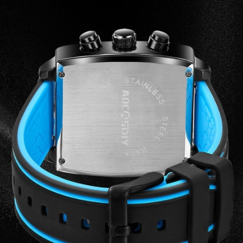 Men's Large Square Quartz Watch