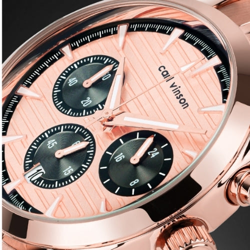 Men's Quartz Watch Chronograph, Waterproof
