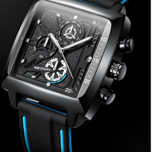 Men's Large Square Quartz Watch