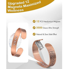 Magnetic Bracelet with Neodymium Magnets for Men's