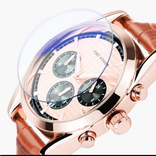Men's Quartz Watch Chronograph, Waterproof