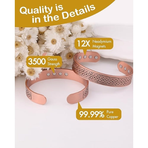 Magnetic Bracelet with Neodymium Magnets for Men's