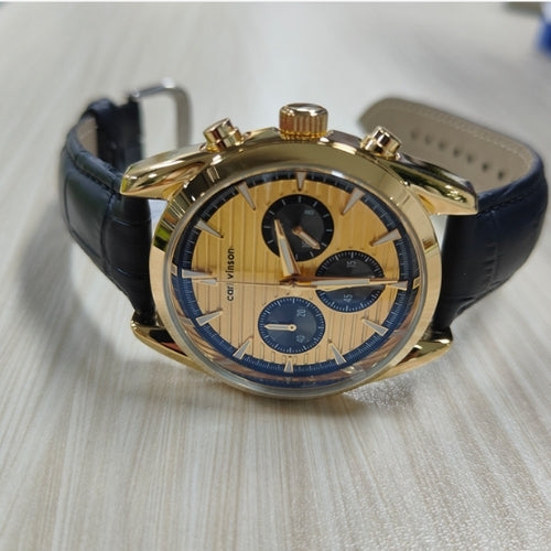 Men's Quartz Watch Chronograph, Waterproof
