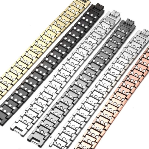 Magnetic Therapy Bracelet with Folding Clasp for Men's