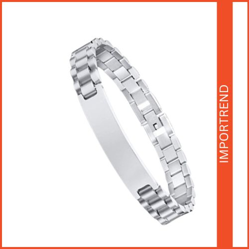 Curved Engravable Couple Bracelet for Men & Women